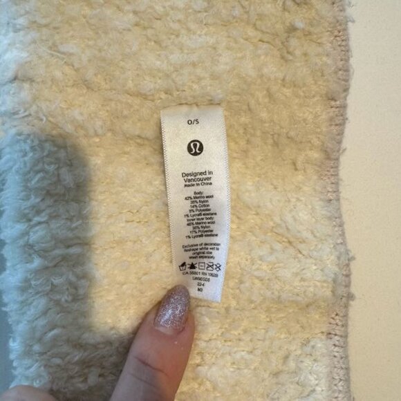 Lululemon Ombre Knit Textured Ear Warmer BONE/WHTO - Picture 6 of 6